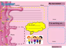 Попередній перегляд - Summer Memories Lapbook - Сторінка 1