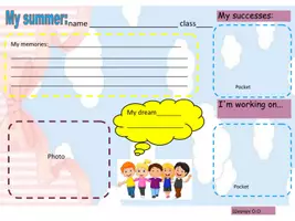 Попередній перегляд - Summer Memories Lapbook - Сторінка 2