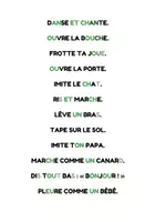 Aperçu - Apprentissages en autonomie - Petits ordres rigolos à lire et à exécuter ! - Page 3