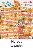 Vorschau - Spiele - Lesespiel | Herbst - Deckblatt