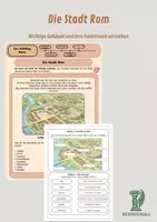 Vorschau - Unterrichtsreihen - Die Stadt Rom – Wichtige Gebäude und ihre Funktionen verstehen - Deckblatt