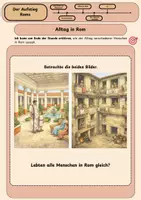 Vorschau - Unterrichtsreihen - Alltag in Rom – Wie unterschiedlich lebten die Menschen? - Seite 1
