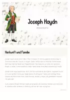 Vorschau - Unterrichtsreihen - Joseph Haydn - Wissenskartei | Komponisten im Musikunterricht (Klasse 3-4) - Seite 1