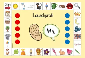 Vorschau - Spiele - Lauschprofi M/m: Lernspiel zur Förderung der Lautanalyse - Seite 1