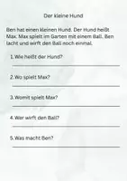 Vorschau - Arbeitsblätter - Materialpaket Lesen & Verstehen – Klasse 1 - Seite 2