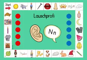 Vorschau - Spiele - Lauschprofi N/n: Lernspiel zur Förderung der Lautanalyse - Seite 1