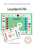 Vorschau - Spiele - Lauschprofi N/n: Lernspiel zur Förderung der Lautanalyse - Deckblatt