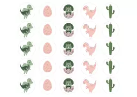 Aperçu - Apprentissages en autonomie - 25. Les minis-mandalas — Les dinos 2026 - Page 1