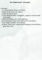 Vorschau - Arbeitsblätter - Sachtext - Regenwald für Klasse 3 und 4 - Seite 3