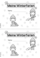 Vorschau - Arbeitsblätter - Winterferien Ferienheft Grundschule | Winterferien-Erlebnisse - Seite 1
