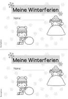 Vorschau - Arbeitsblätter - Winterferien Ferienheft Grundschule | Winterferien-Erlebnisse - Seite 2