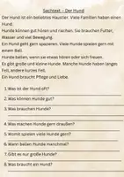 Vorschau - Arbeitsblätter - Materialpaket Sachtexte – Tiere Klasse 2 mit Fragen zum Text - Seite 2
