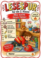 Vorschau - Arbeitsblätter - Lesespur - Mia sucht ihren Helm Klasse 2 - Deckblatt