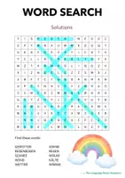 Vorschau - Arbeitsblätter - Word Search/Suchsel - German/DaZ zum Thema Wetter/Weather - Seite 1