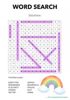 Vorschau - Arbeitsblätter - Word Search/Suchsel - German/DaZ zum Thema Wetter/Weather - Seite 3