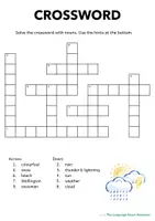 Vorschau - Arbeitsblätter - Crossword - German/DaZ zum Thema Wetter/Weather - Seite 2