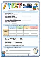 Vorschau - Test - Test - die 4 Fälle für Klasse 4 - Seite 1