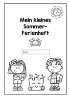 Vorschau - Arbeitsblätter - Zahlenraum 6 Sommer Ferienheft, Vorschule und Kita, Strichlisten, Würfel, Mengen - Seite 1