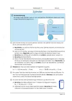 Vorschau - Arbeitsblätter - Materialpaket: Körperberechnung (Zylinder, Pyramide, Kegel, Kugel) - Deckblatt
