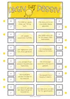 Vorschau - Aufgabenkarten - Aktiv/Passiv Klammerkarten Klasse 7/8 - Seite 2