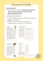 Vorschau - Arbeitsblätter - Leseverständnis - Lesen Grundschule Klasse 2 und 3 - Lesetexte zur Fußball-WM und Nationalmannschaft - Seite 1