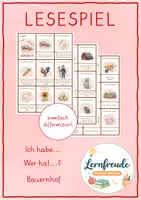 Vorschau - Spiele - Lesespiel - Bauernhof "Ich habe... Wer hat...?" FREEBIE - Deckblatt