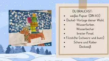 Vorschau - Mal- und Bastelvorlagen - Dackel mit Geschenken (Kunst) - Seite 3