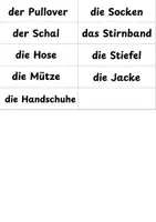 Vorschau - Arbeitsblätter - DAZ - Kleidung / Winter + Herbst - Seite 3