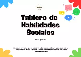 Vista previa - Juegos / Gamificación - Tablero de habilidades sociales - página 1