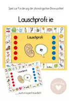 Vorschau - Spiele - Lauschprofi ie: Lernspiel zur Förderung der Lautanalyse - Deckblatt