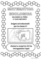 anteprima - Esercizi - Giornata della Terra matematica classe 3 - Pagina di copertina