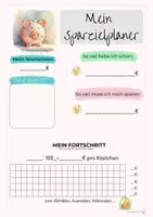 Vorschau - Anderer Materialtyp - Lio und Aya - Freebie Sparziel-Planer finanzielle Bildung - Seite 3
