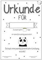 Vorschau - Mal- und Bastelvorlagen - Urkunde HomeSchooling - Seite 3
