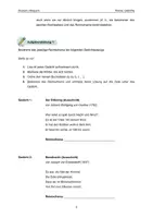 Vorschau - Arbeitsblätter - Gedichte: Reimschema - Seite 1
