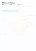 Vorschau - Unterrichtsreihen - Liebe verstehen – Ethik & Religion Oberstufe | Komplettes Unterrichtsmaterial mit AFB I–III - Deckblatt