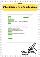 Vorschau - Merkblätter - Materialpaket - Checklisten - Schreibanlässe - Seite 1