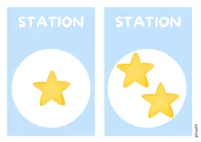 Vorschau - Stationenlernen - Stationskarten 4-fach differenziert - Seite 1