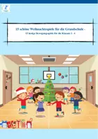 Vorschau - Spiele - 15 schöne Weihnachtsspiele für die Grundschule - Deckblatt