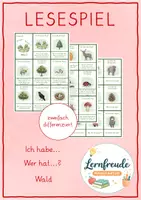 Vorschau - Spiele - Wald - Lesespiel "Ich habe... Wer hat...?" - Deckblatt