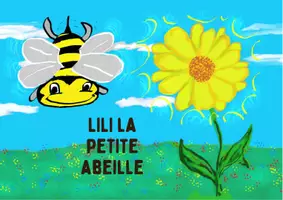 Aperçu - Cartes / Images - kamishibai - Lili la petite Abeille - (A3) - Page de couverture