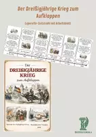 Vorschau - Arbeitsblätter - Der Dreißigjährige Krieg zum Aufklappen Leporello-Zeitstrahl mit Arbeitsblatt - Deckblatt