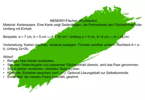 Vorschau - Arbeitsblätter - Paare finden- Flächen Rechteck Lv.3 - Seite 2