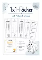 Vorschau - Arbeitsblätter - 1x1-Fächer mit Prüfung & Urkunde - Deckblatt