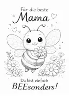 Vorschau - Mal- und Bastelvorlagen - Muttertag Grundschule – Kreatives 3in1 Set: Prickelbilder, Ausmalbilder & Grußkarten - Seite 3