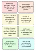 Aperçu - Jeux - Cartes de conversation allemand B1 - Komparativ & Superlativ - Page 2