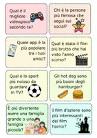 Aperçu - Jeux - Cartes de conversation italien A2 - comparativo e superlativo - Page 2