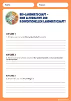 Vorschau - Arbeitsblätter - Bio-Landwirtschaft einfach erklärt – Nachhaltige Landwirtschaft als Alternative? - Seite 3