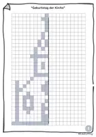 Vorschau - Stationenlernen - PIXEL-SYMMETRIE zu PFINGSTEN! Mathe trift Pfingsten. - Seite 2