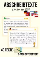 Vorschau - Arbeitsblätter - Abschreibtexte WM 2026 3-fach differenziert - Deckblatt
