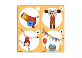 Vorschau - Arbeitsblätter - Zirkus Lesespaziergang (4fach differenziert) / Klasse 1-4 - Seite 2
